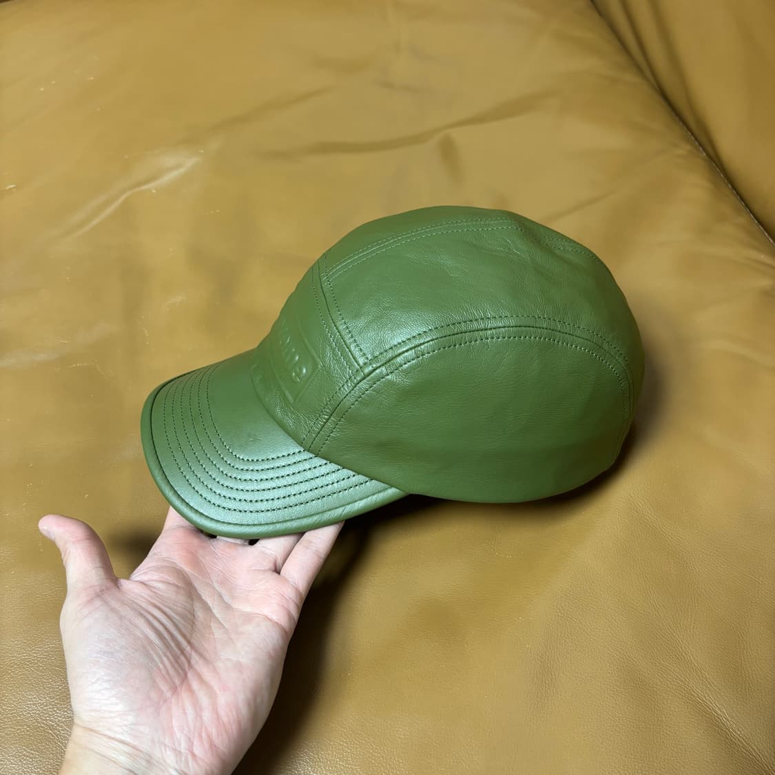 Supreme 슈프림 고어텍스 레더 카키 캠프캡 모자 Goretex 상품이미지4