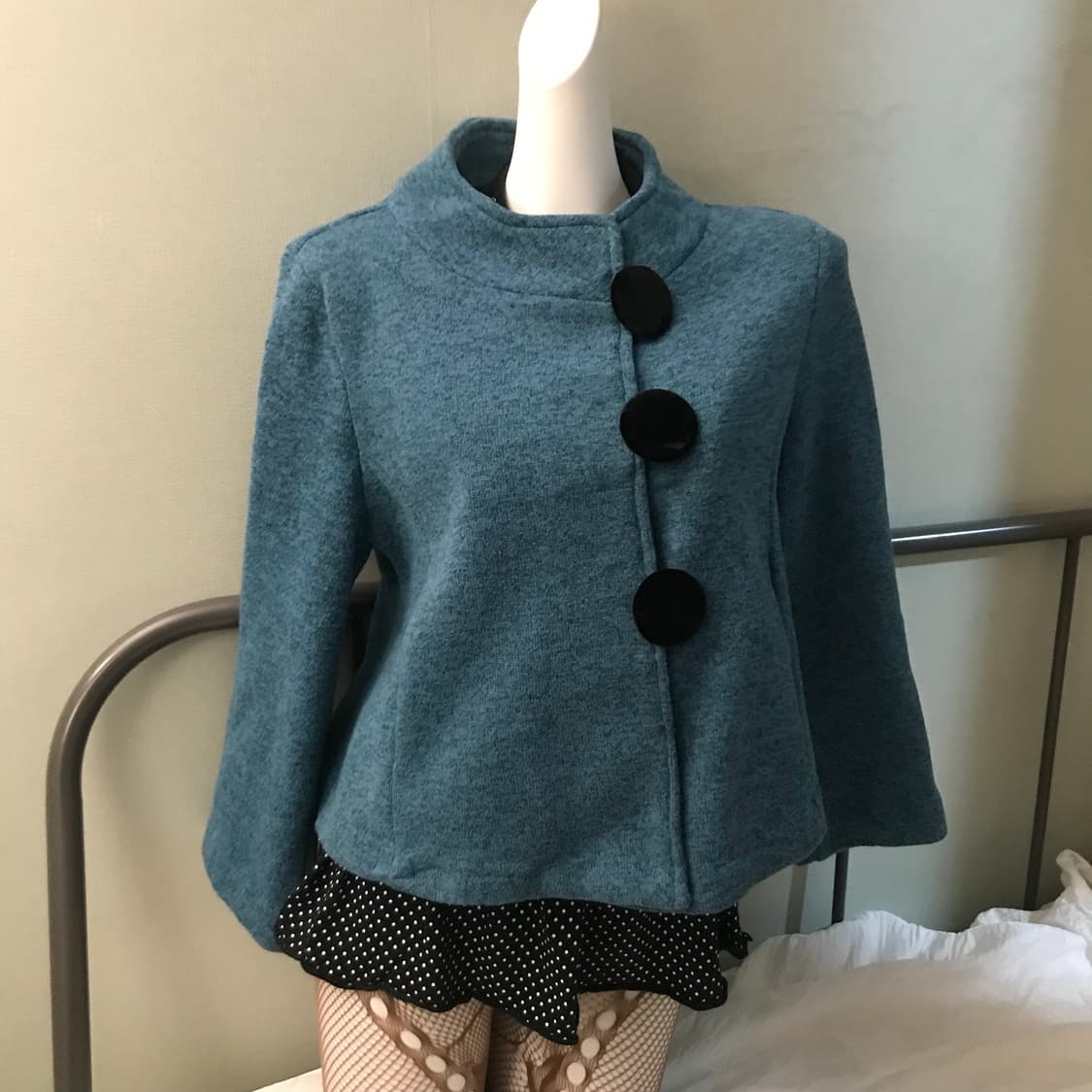 JPN Vintage 사와코깔 로리 모리걸 울 자켓 상품이미지1