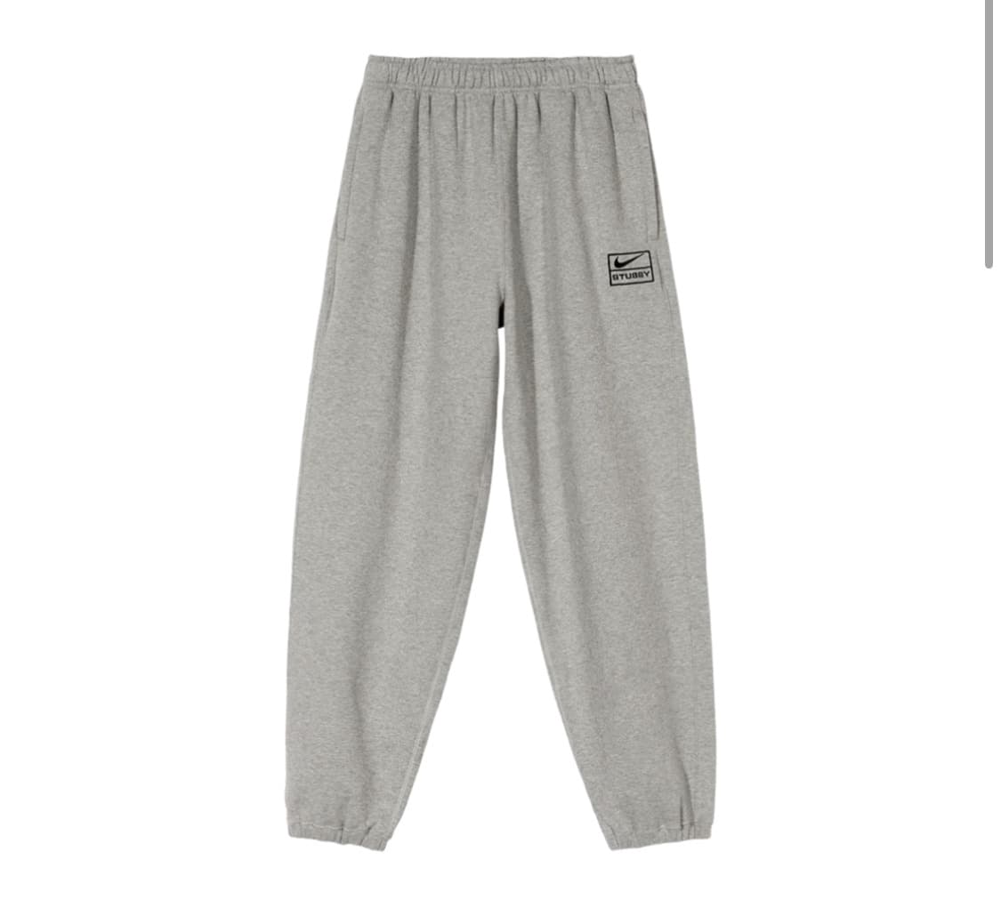 [L] 초판!) 나이키 x 스투시 NRG BR 플리스 팬츠 그레이 상품이미지1
