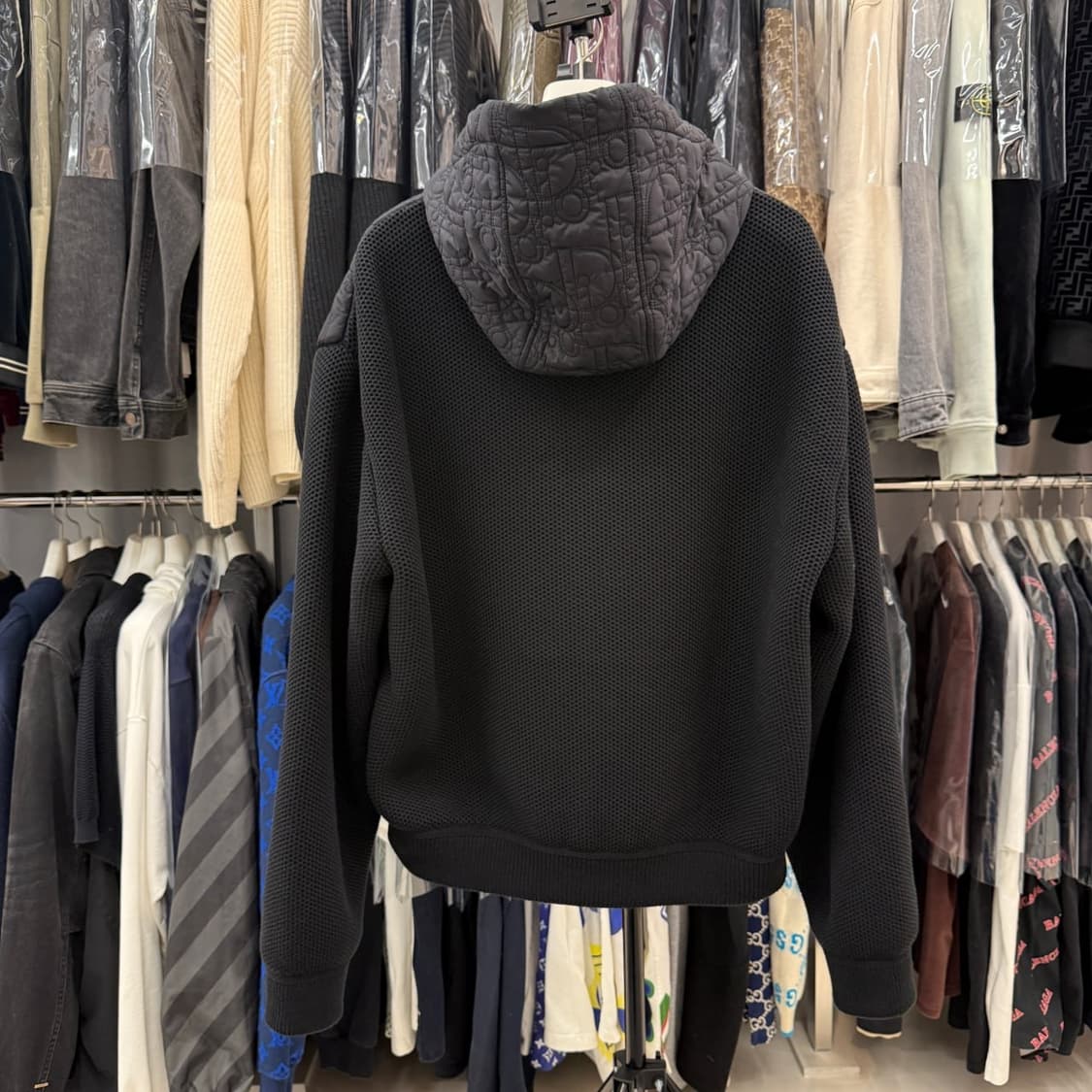 [리오브전포점] 디올 오블리크 후드 니트패딩 블루종 자켓 상품이미지2