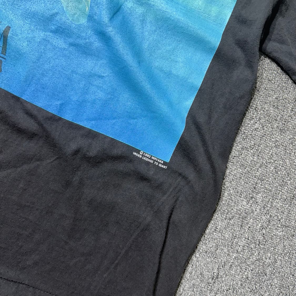 새상품)너바나 네버마인드 락밴드 티셔츠 (L/XL) 상품이미지5