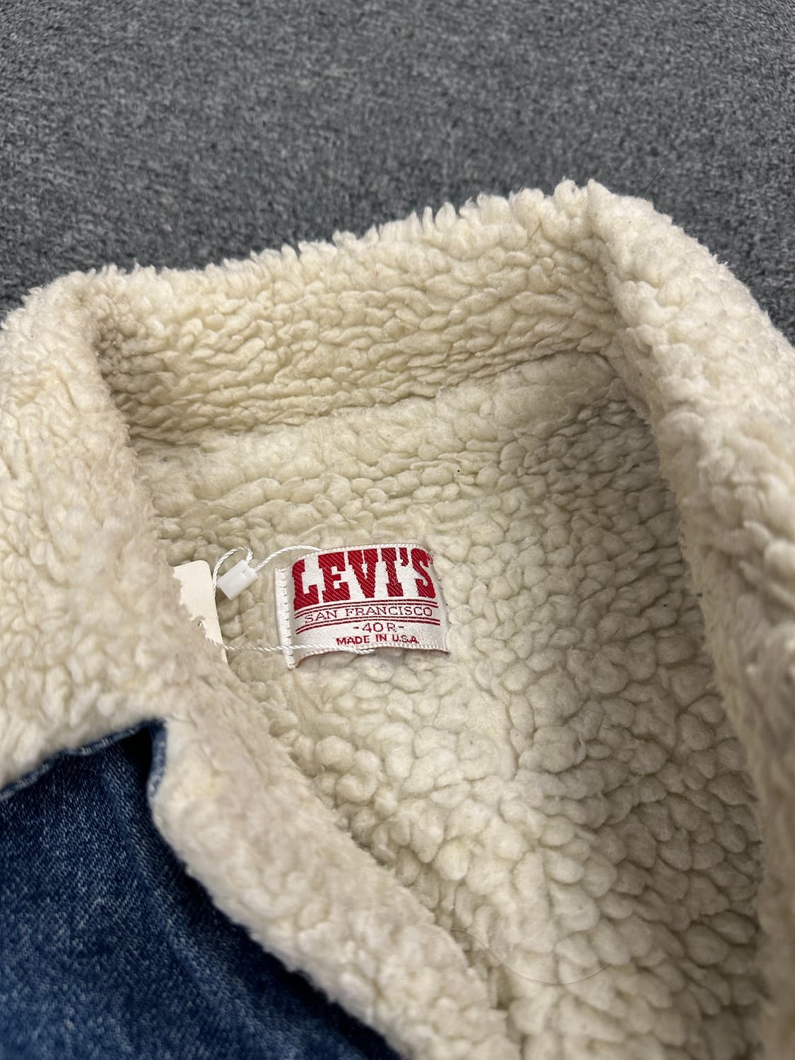 80s 리바이스 셰르파 트러커 데님자켓 상품이미지6