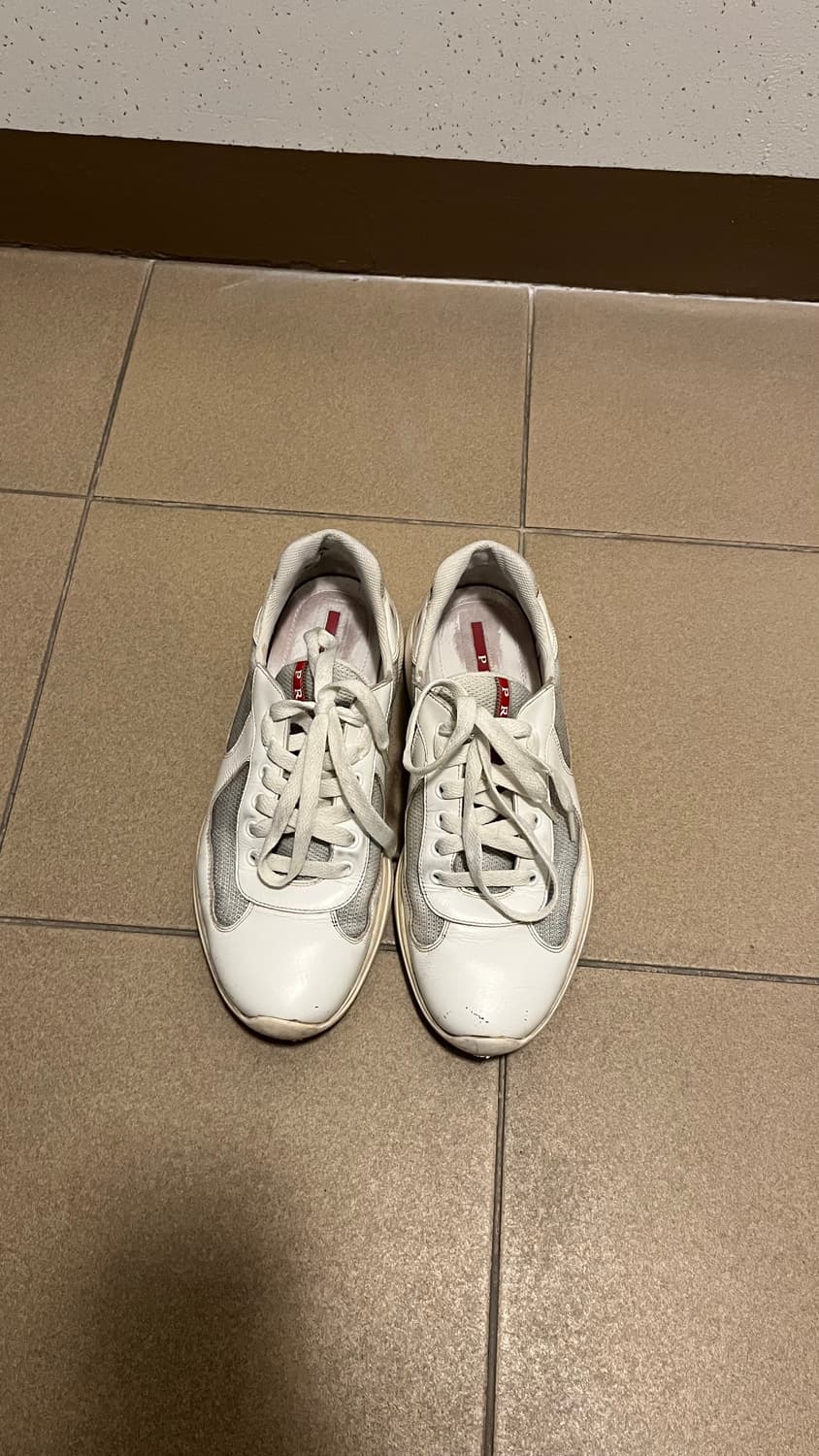 프라다 아메리카컵 화이트 7.5 상품이미지1