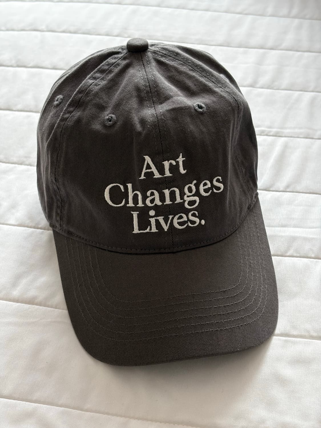 레이디볼륨 Art Changes 코튼 볼캡 (DARK GREY) 상품이미지3