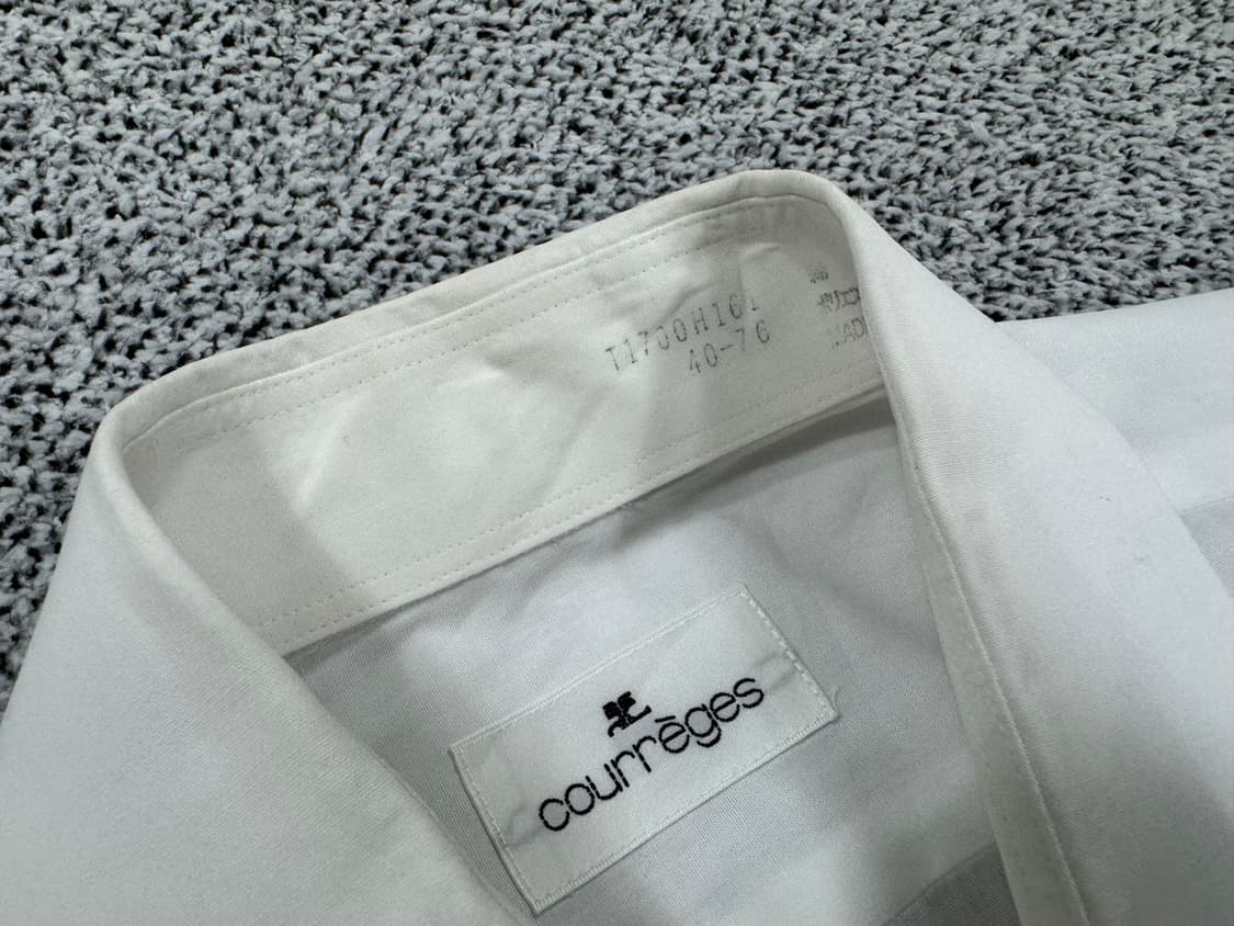 꾸레쥬 화이트셔츠 상품이미지3