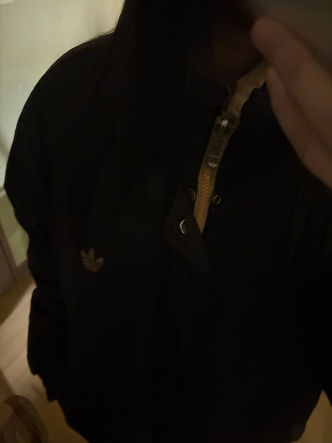 아디다스 블랙베이지 양면패딩 상품이미지1