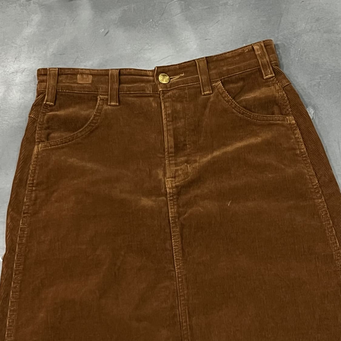  랭글러 코듀로이 롱스커트 y15236 상품이미지3