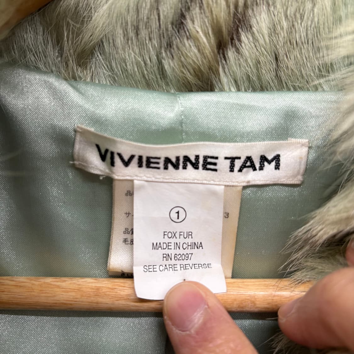 천연 여우털 숏 자켓 여/M 상품이미지4