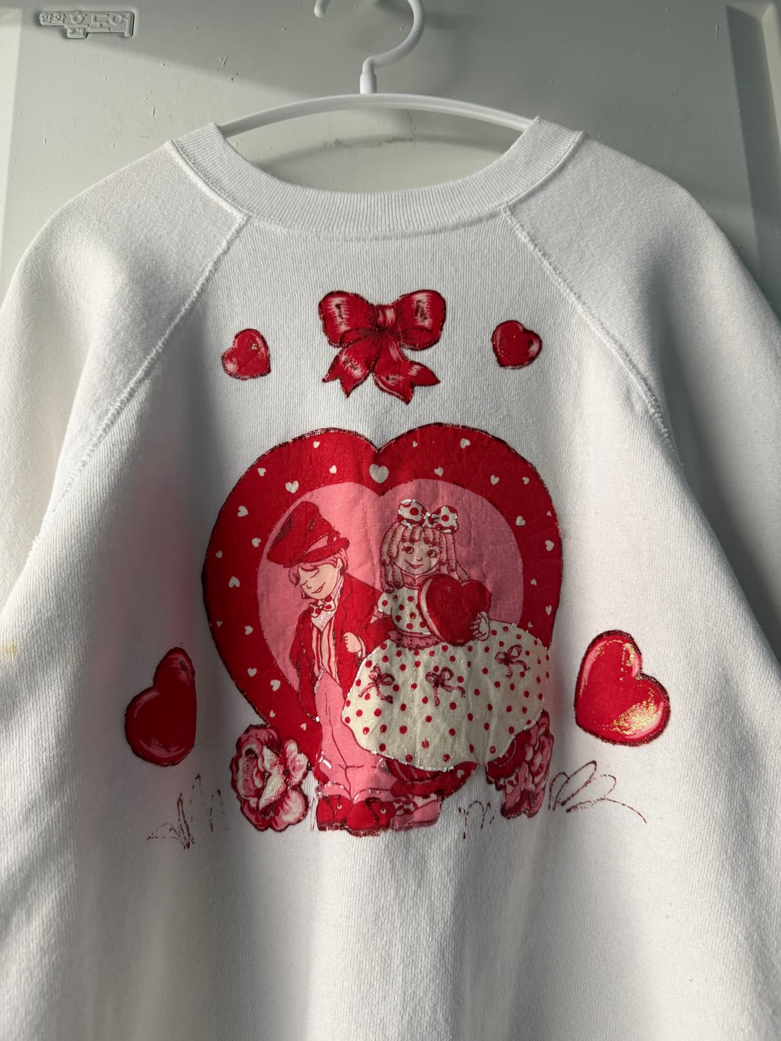 80s USA OG raglan sweatshirt 상품이미지6