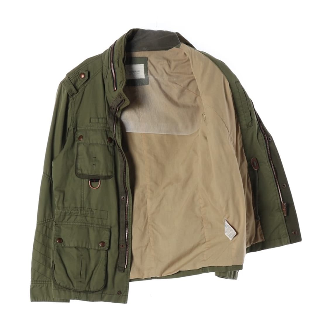 TBJ NEARBY 카키 밀리터리 필드 자켓 L 상품이미지2