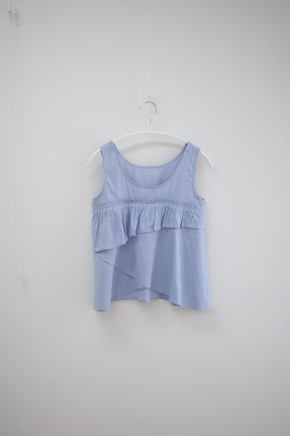Sky blue layered sleeveless 상품이미지3