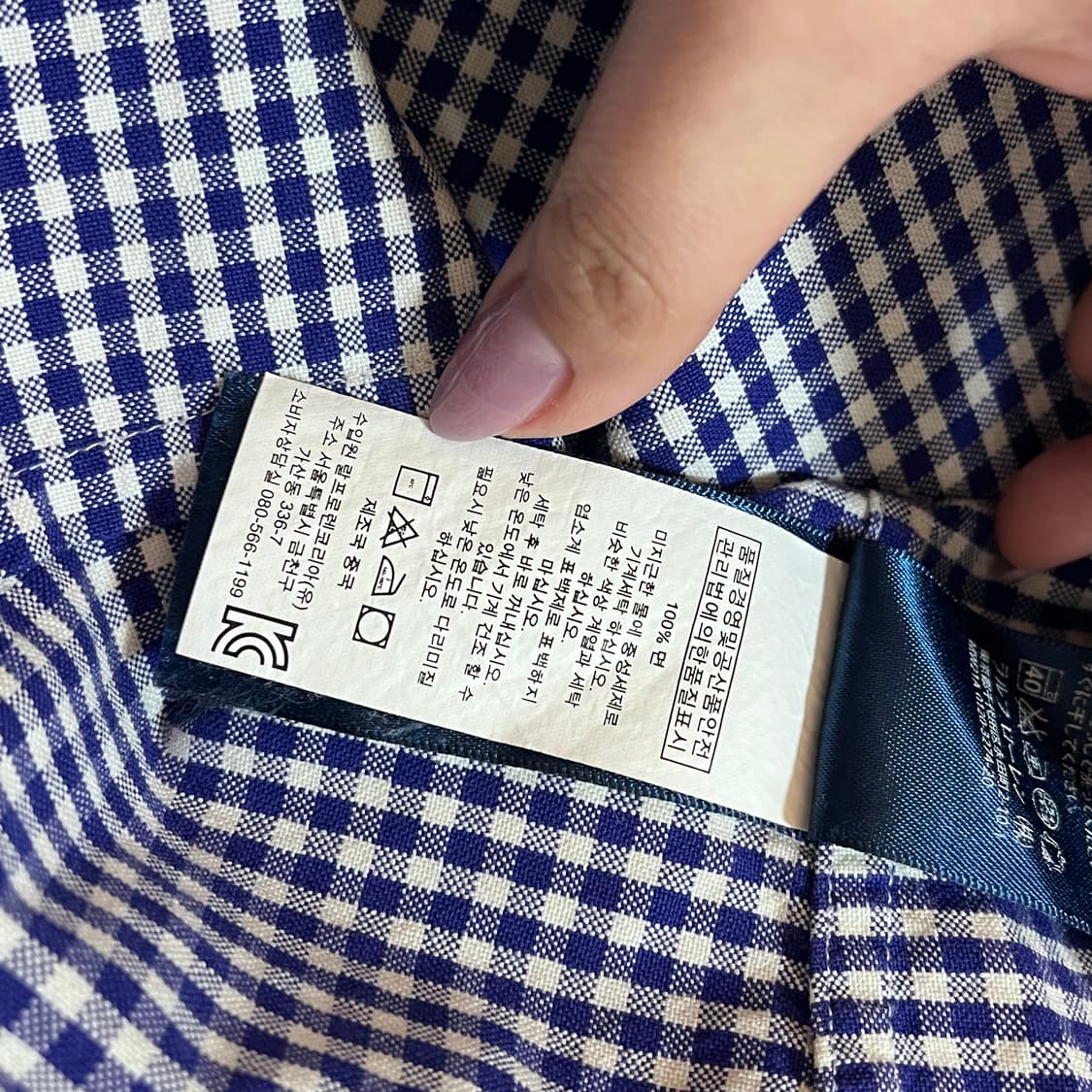 [정품] 폴로 블루 / 버건디포니 체크 셔츠 [ 2 ] 상품이미지7