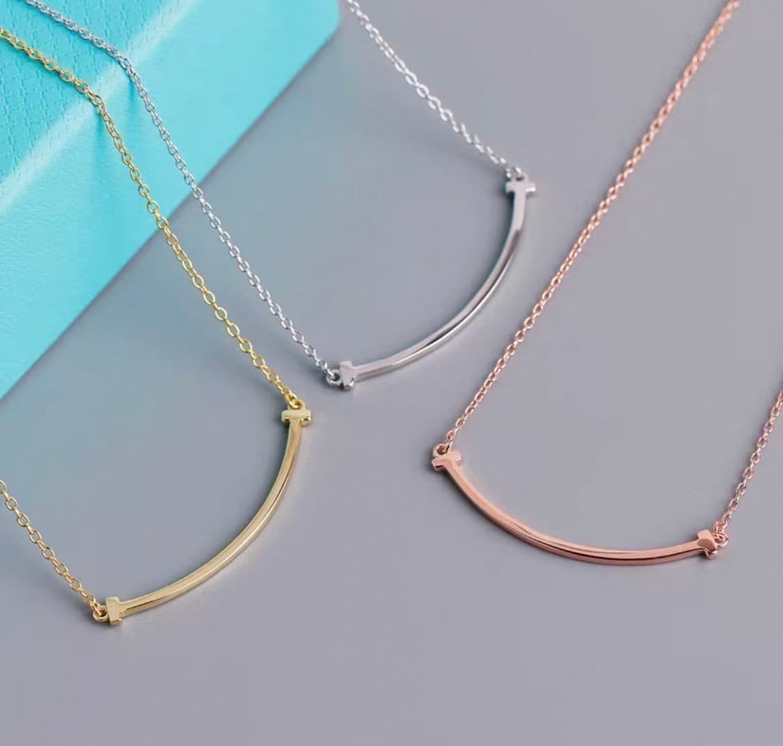 티파니앤코 스마일 팬던트 목걸이 골드 상품이미지8