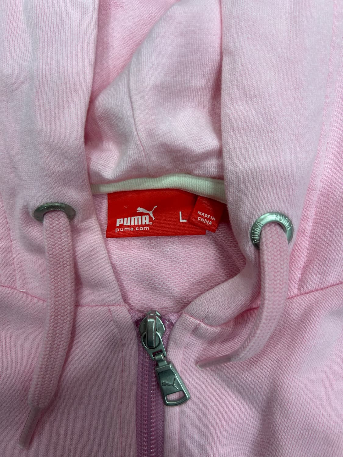 푸마 발레코어 연딸기핑크 후드집업 히메갸루 상품이미지6