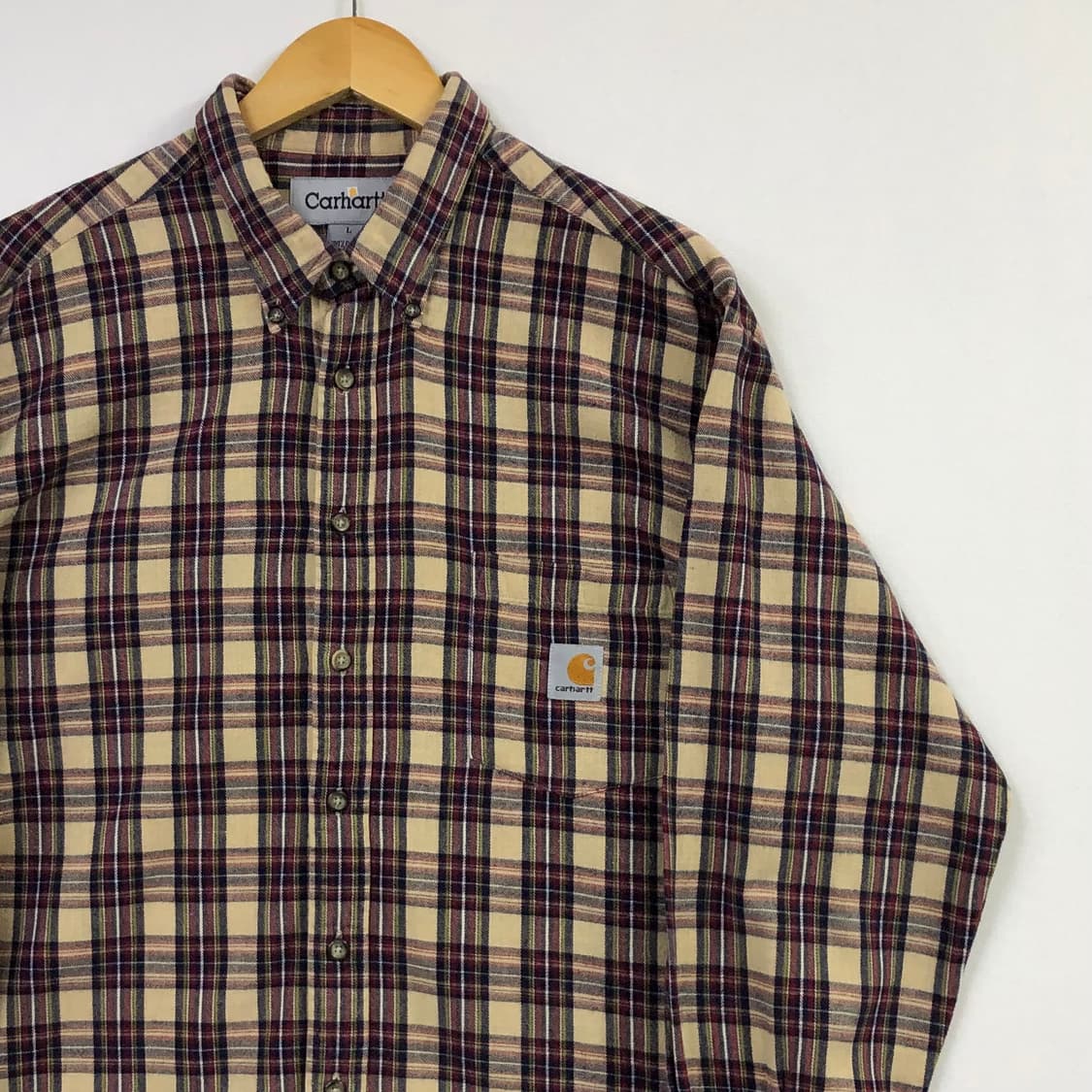 XL 칼하트 체크 남방 상품이미지1