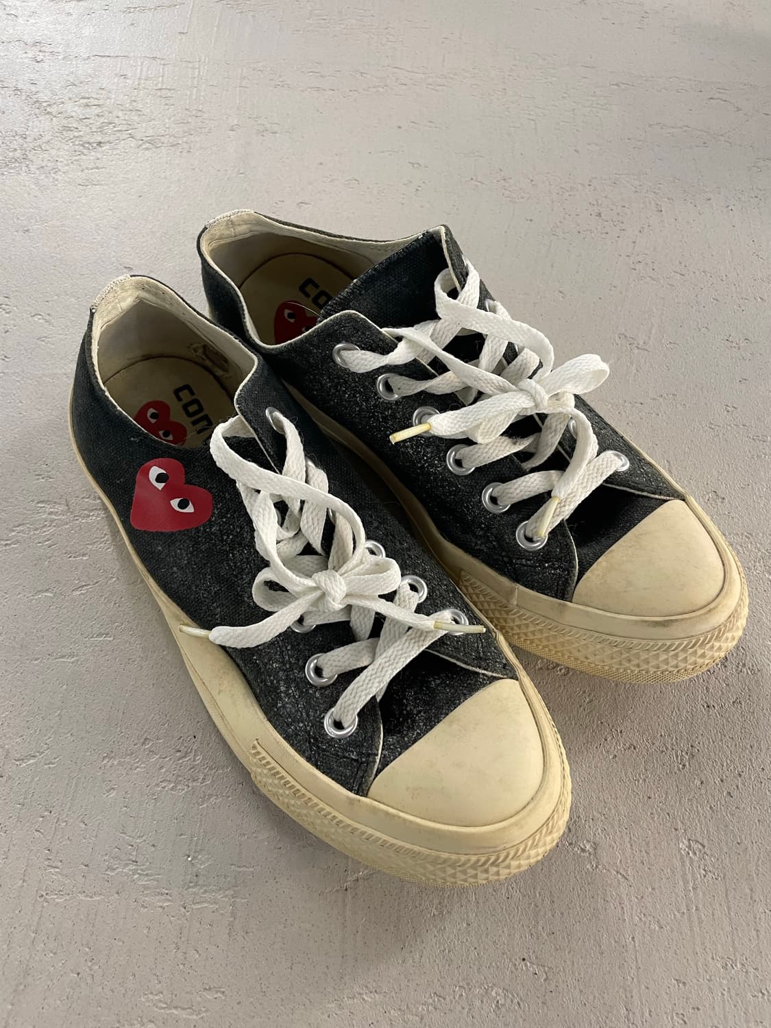컨버스 꼼데가르송 척 70 로우 스니커즈 240 상품이미지3
