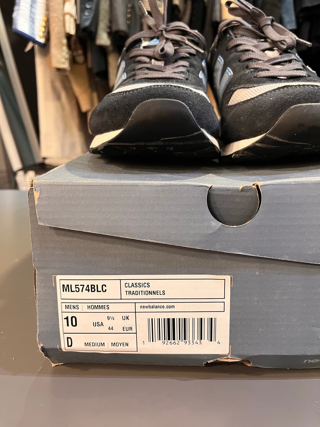 뉴발란스 × 제이크루 574 블랙 / 그레이 상품이미지6