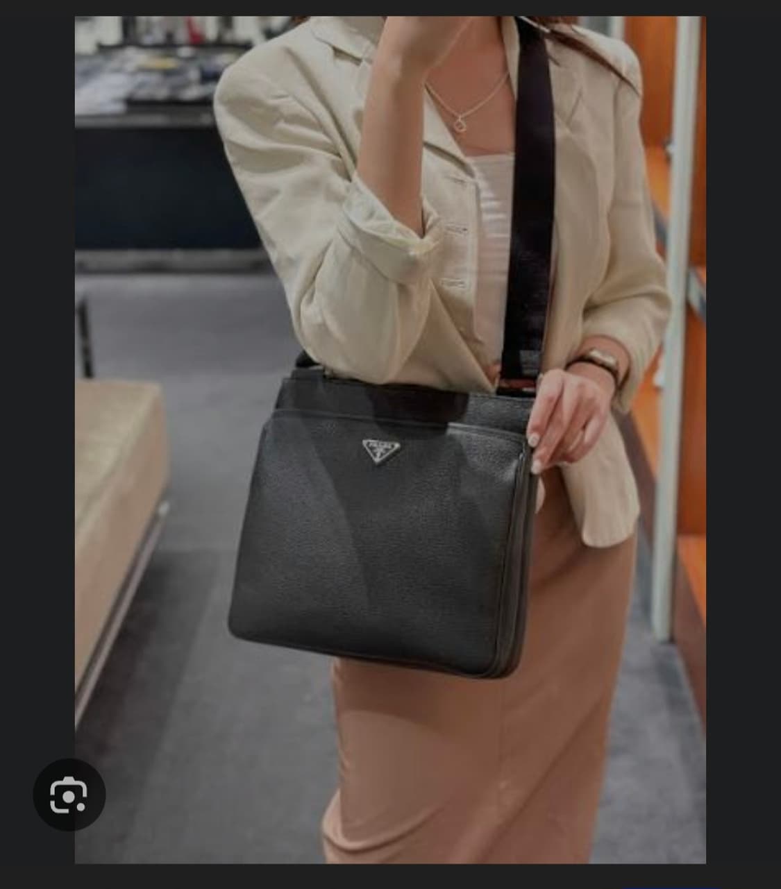 프라다 레더 크로스백 반돌리에숄더백테수토호보백네오노에구찌루이비통디올호보백 상품이미지4