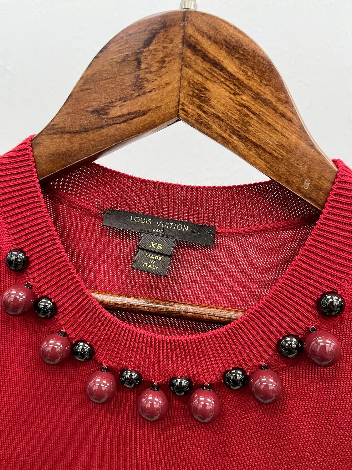 여) 루이비통 비즈 레드 원피스  상품이미지2