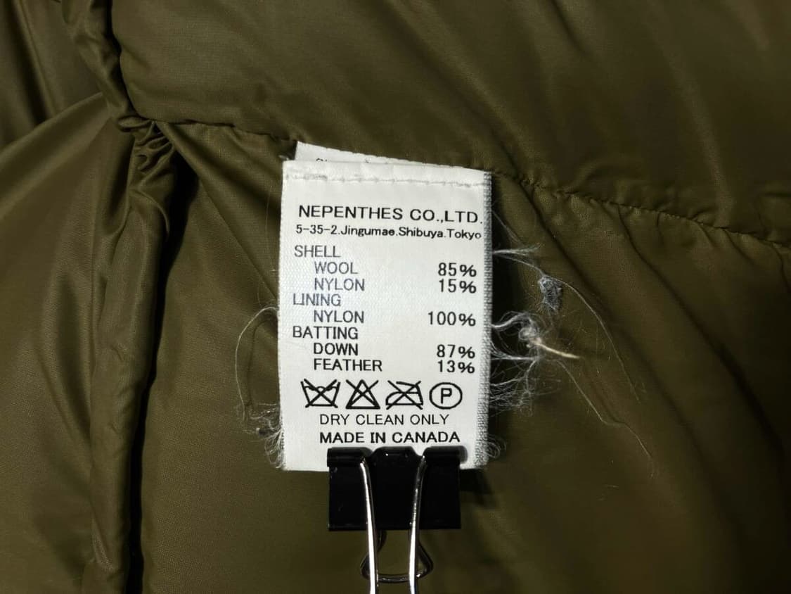 엔지니어드 가먼츠 울 구스다운 베스트 상품이미지5