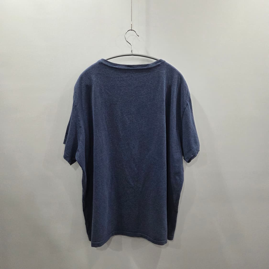 폴로랄프로렌 코튼 브이넥 반팔티 빈티지블루 XL  상품이미지5