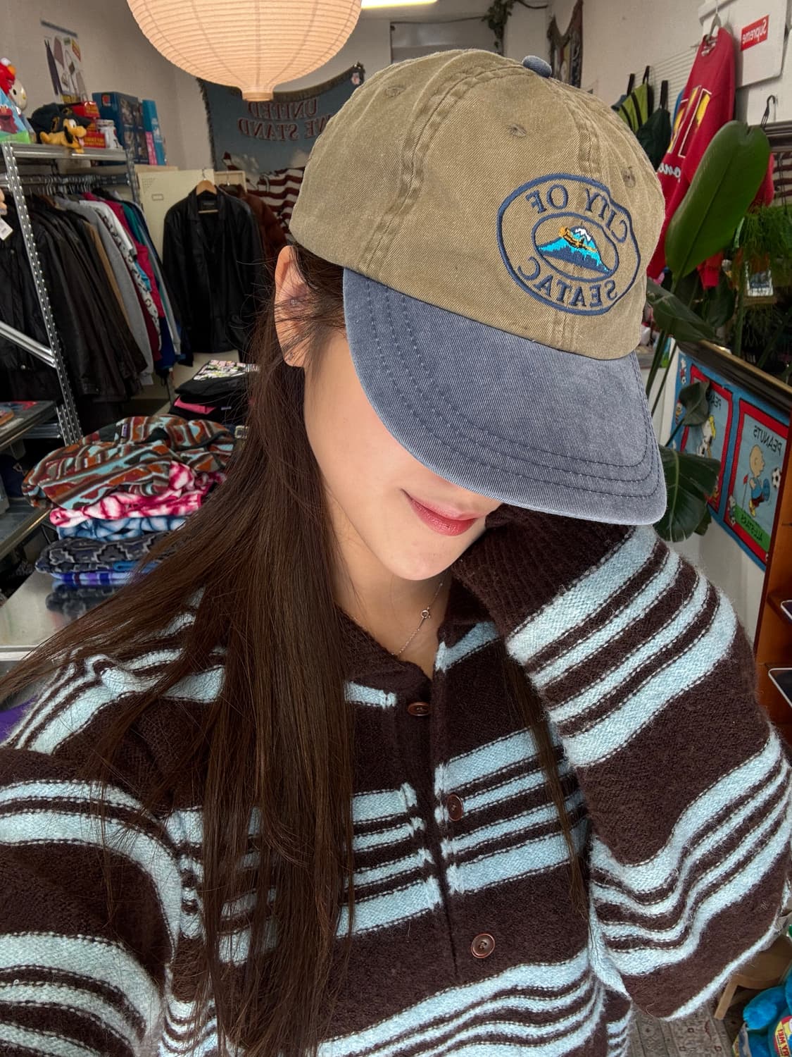 시티 오브 씨택 빈티지캡 상품이미지2