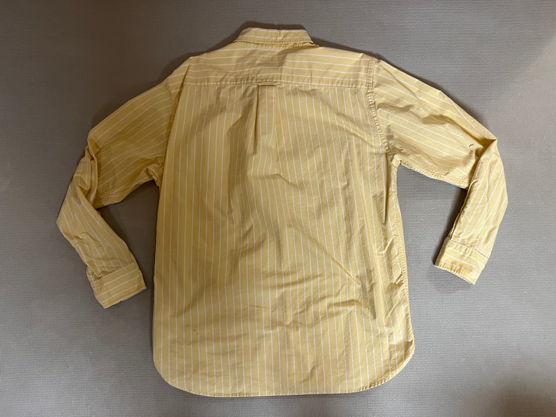 유니클로 스트라이프 긴팔 셔츠(엘로우) XL 상품이미지2