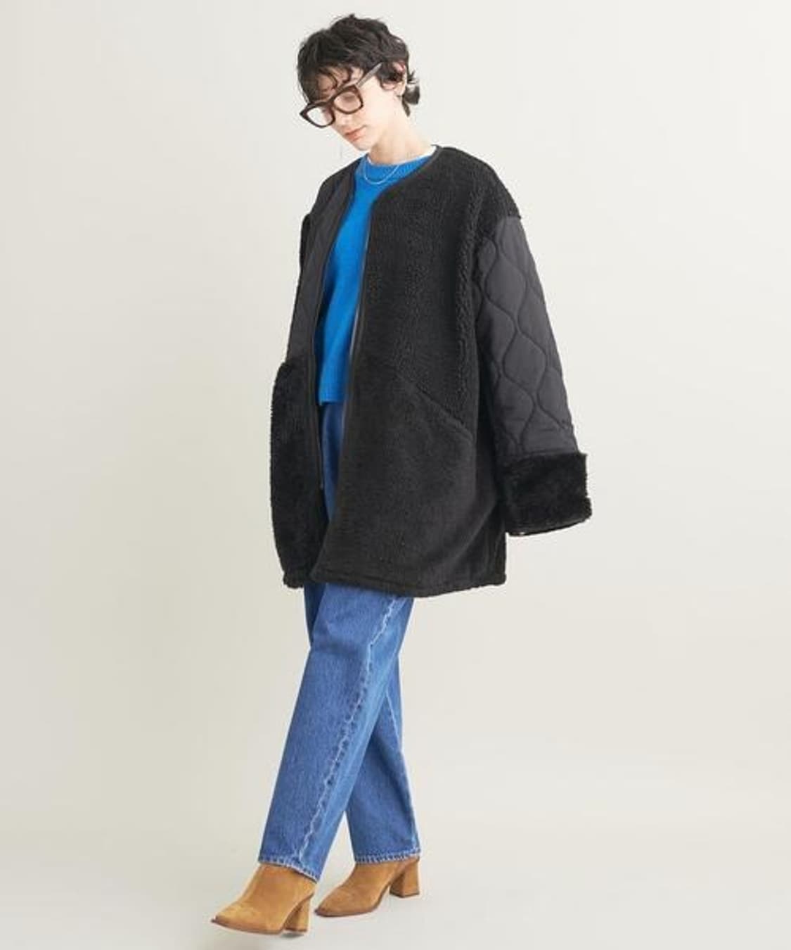 TOWNCRAFT Patchwork Quilting Jacket 상품이미지4