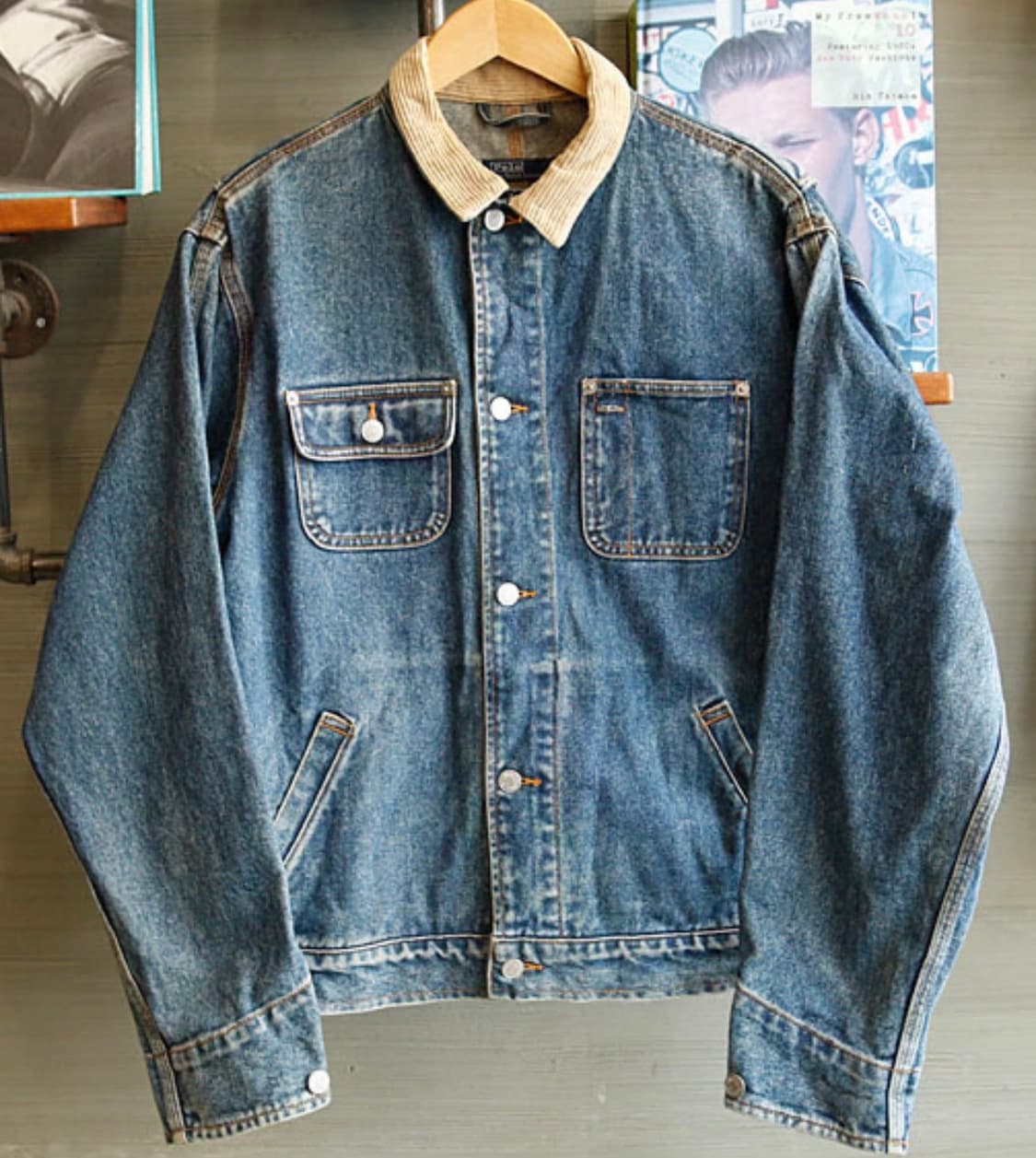 [XL] 90‘s 폴로 랄프로렌 덩가리 데님자켓 상품이미지1