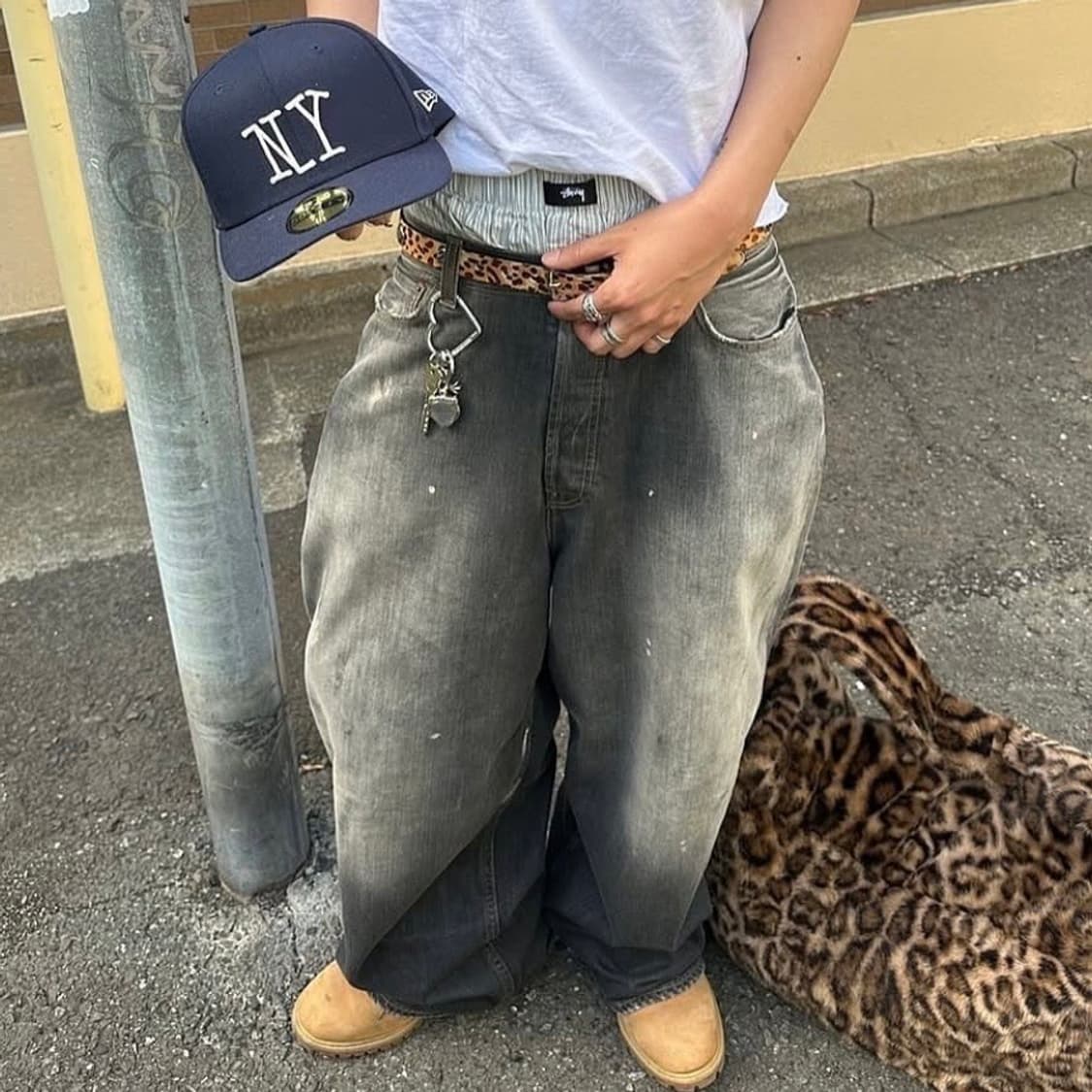 [Unisex] 느좋 호피 레오파드 벨트 상품이미지1