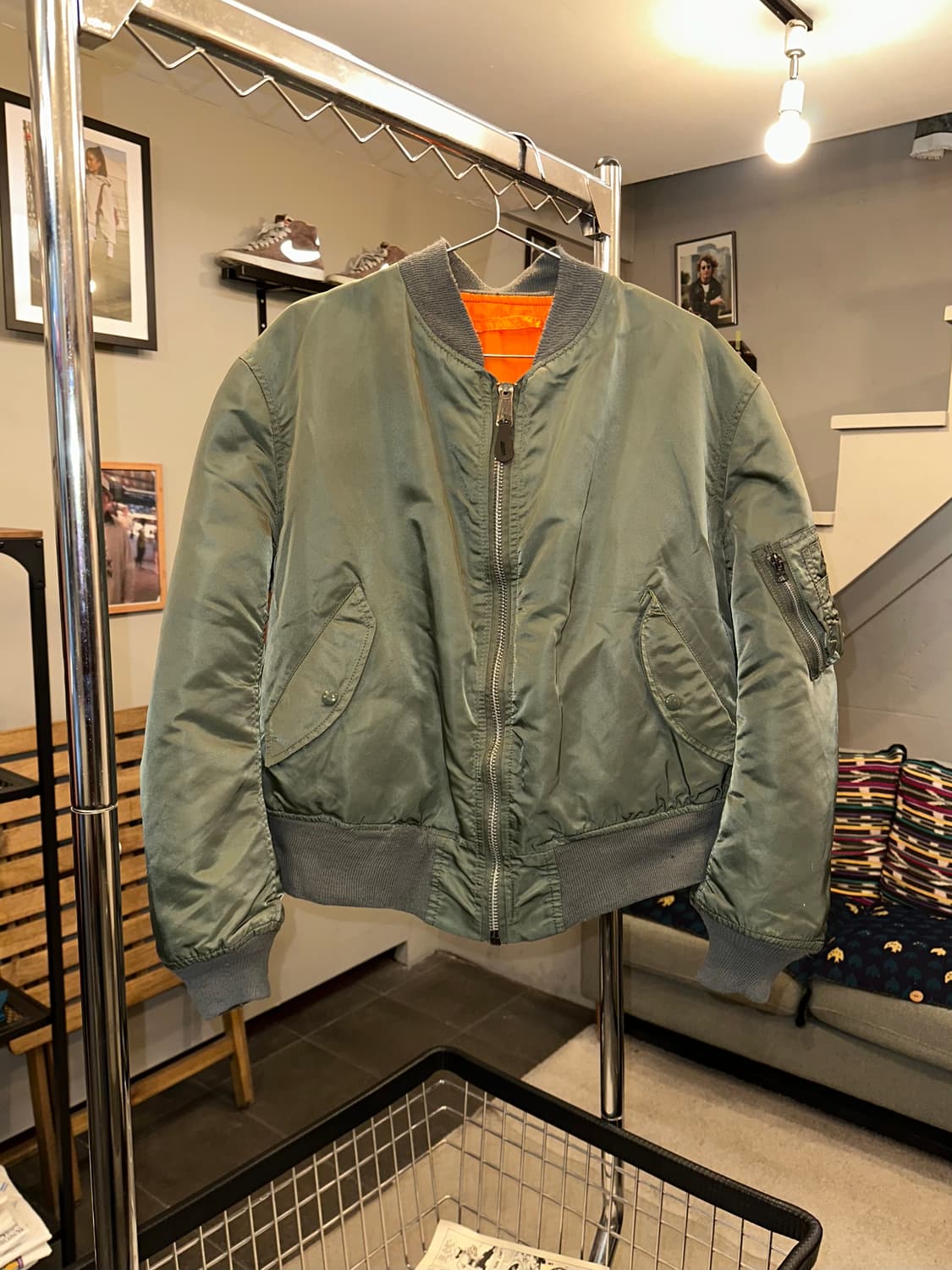 90’s Alpha Industries Ma-1 USA flight  상품이미지4