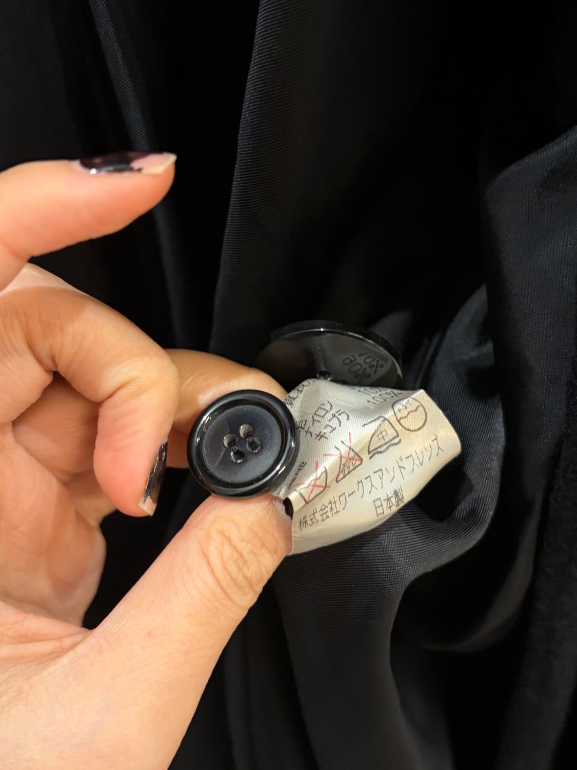 Workshop by Yohji Yamamoto Long Black Wo 상품이미지10