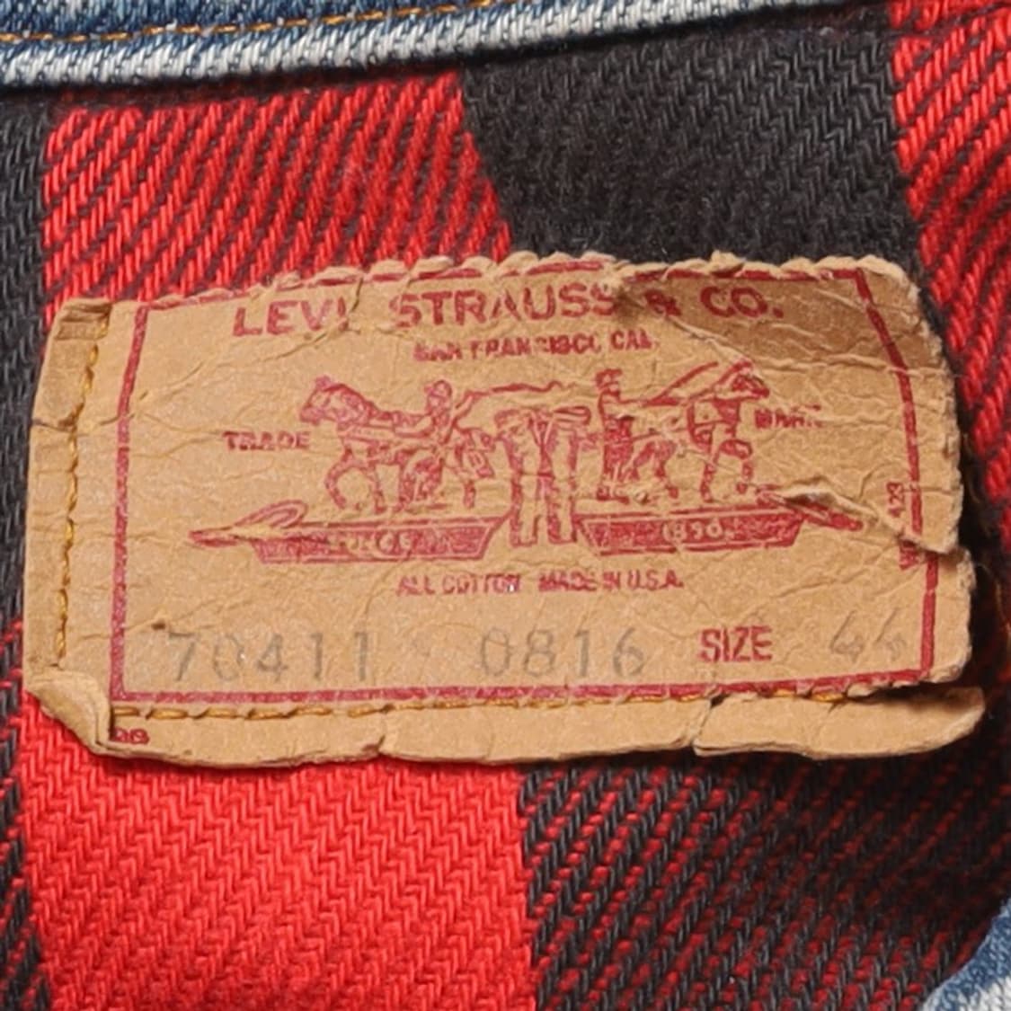 리바이스 70’s Levi's Denim Trucker Jacket 
 상품이미지7