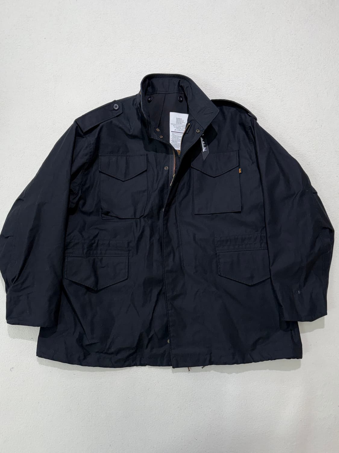 알파인더스트리 M65 필드자켓 블랙 XXL-레귤러 상품이미지1