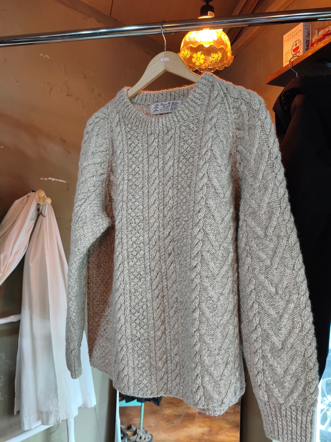 아테나디자인 케이블 니트 판매합니다 상품이미지1