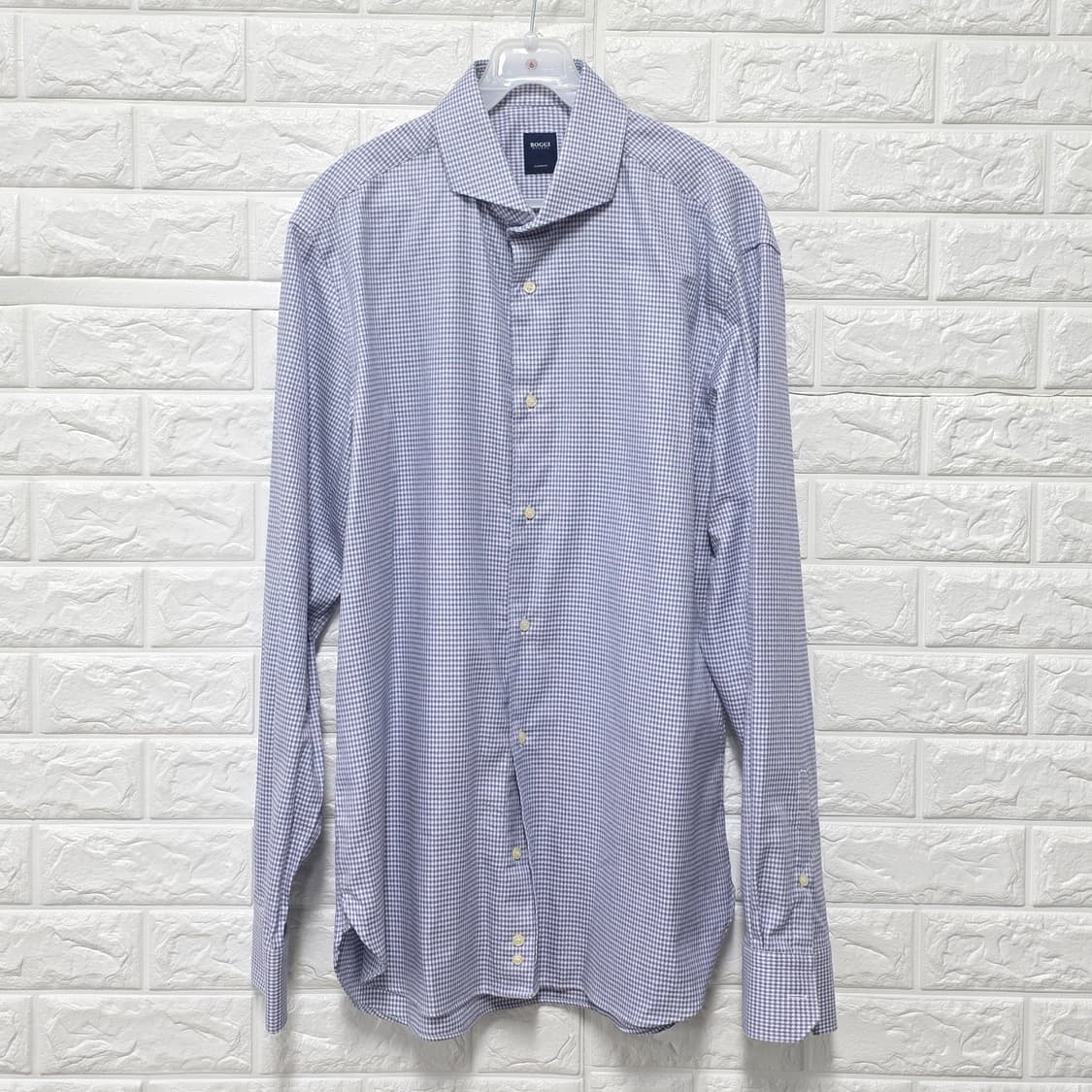 택포_ Boggi 보기 밀라노 체크 남성 셔츠 L 상품이미지1