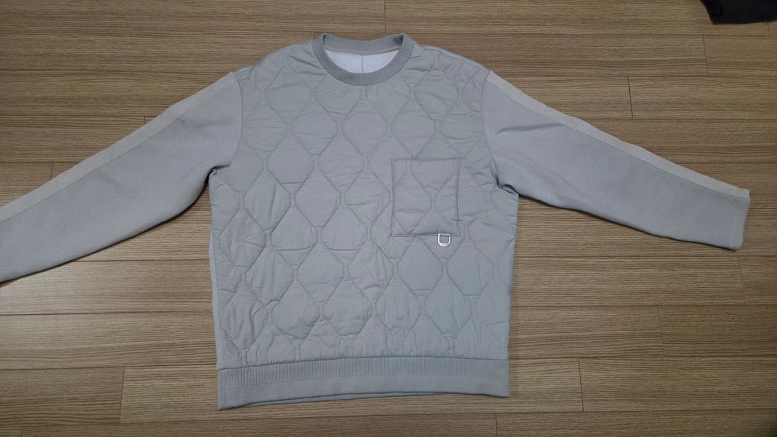 시스템 옴므 퀼팅 니트 맨투맨 상품이미지2