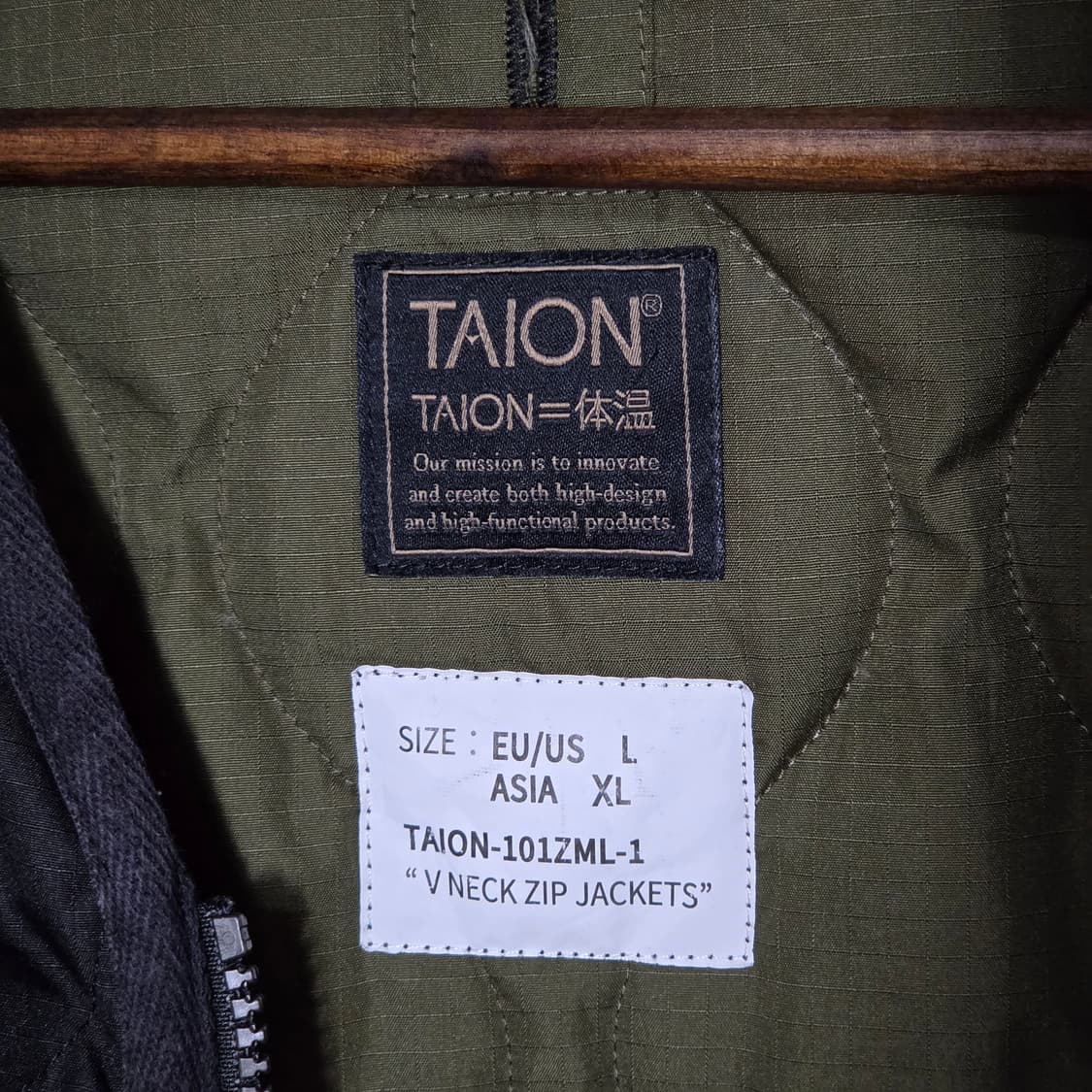 타이온 JPN 누빔 투웨이 경량 패딩 점퍼 상품이미지9