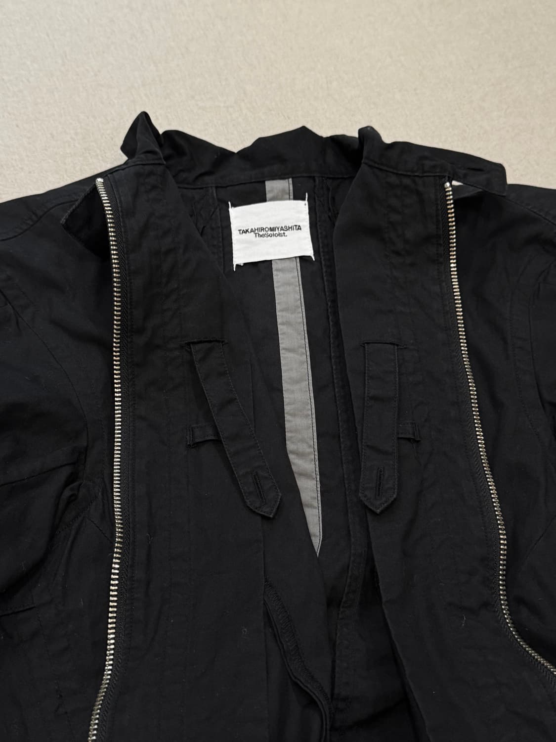 솔로이스트 16ss 밀리터리 지퍼 워크 셔츠 상품이미지9