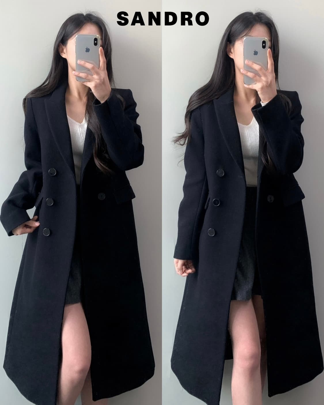 산드로 롱코트  상품이미지1