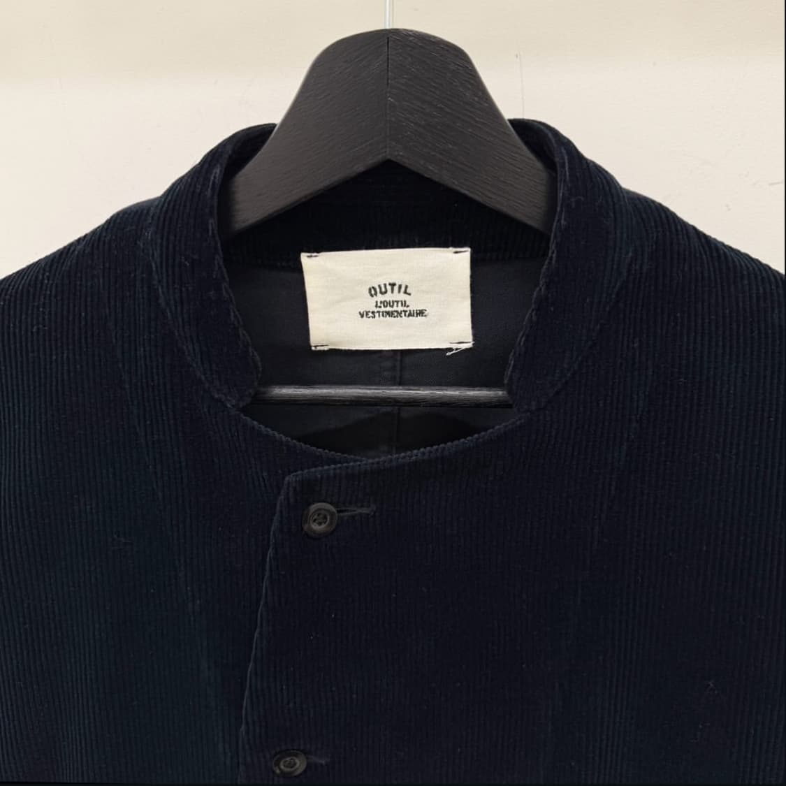 우티 (outil) 코듀로이 몰스킨 비대칭 자켓 상품이미지4