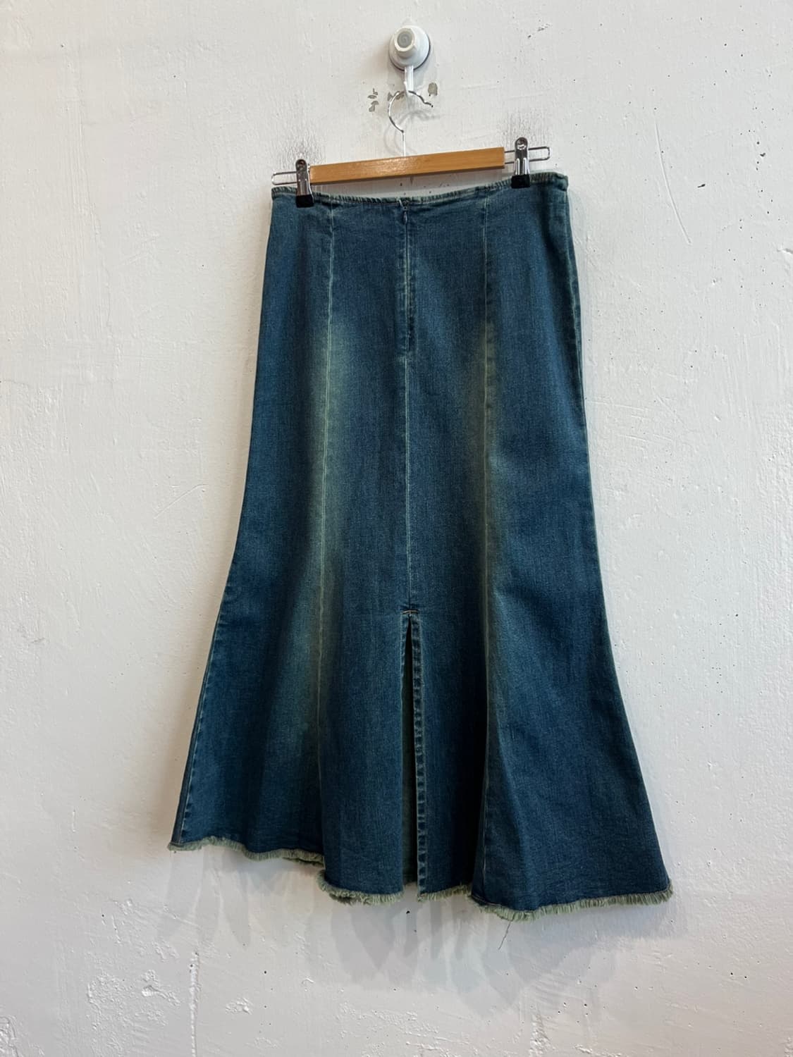 일본빈티지 워시드 데님 스커트 치마  상품이미지2