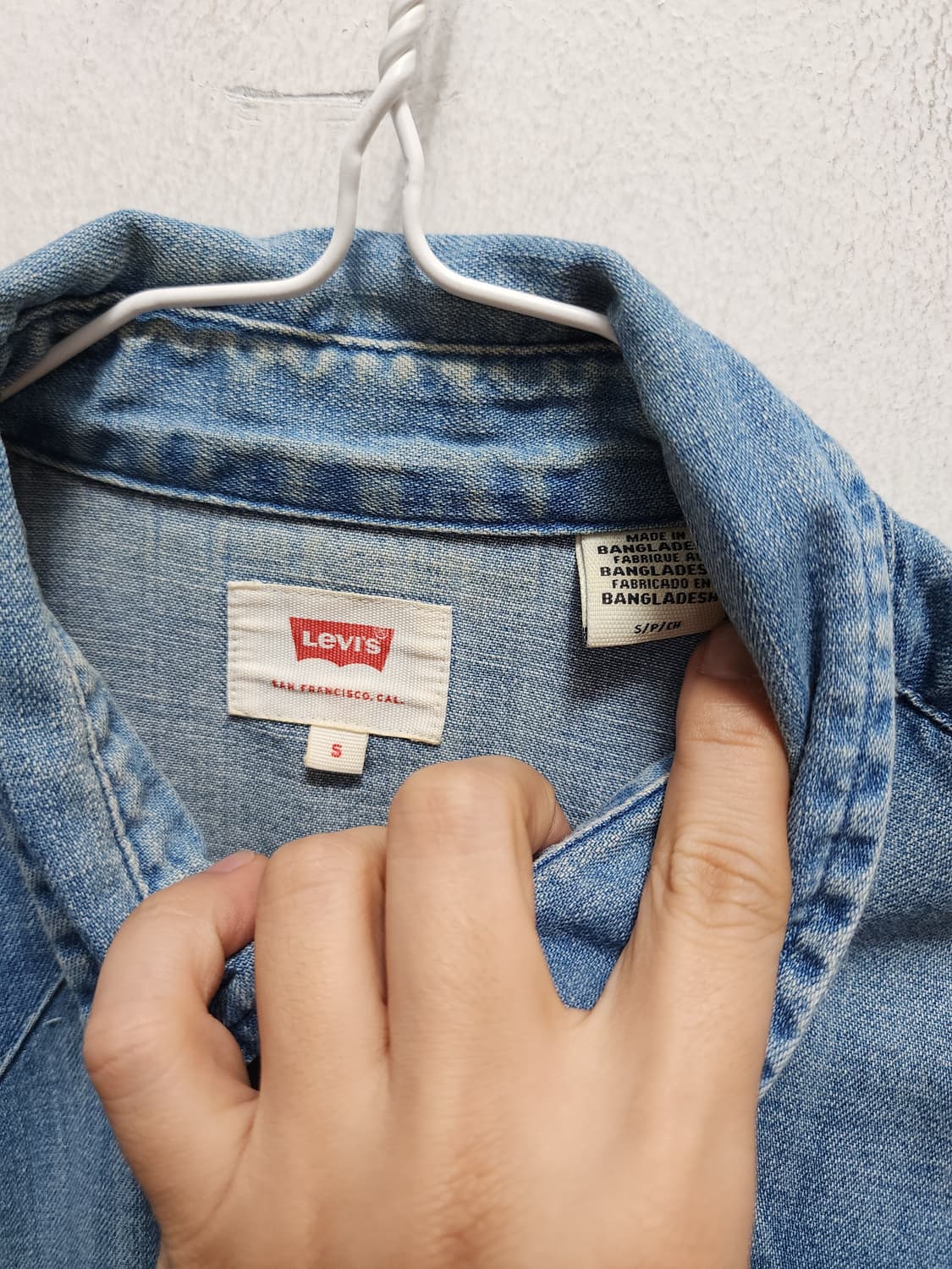 리바이스 웨스턴 데님 셔츠 상품이미지5