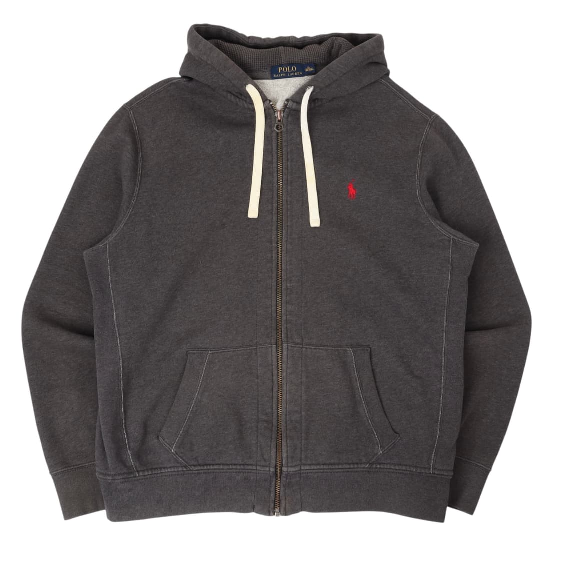 폴로 랄프로렌 챠콜그레이 써멀 후드집업 상품이미지1