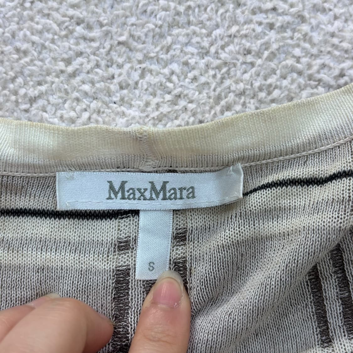 S 막스마라 여성 브이넥 롱 가디건 0330E 상품이미지3