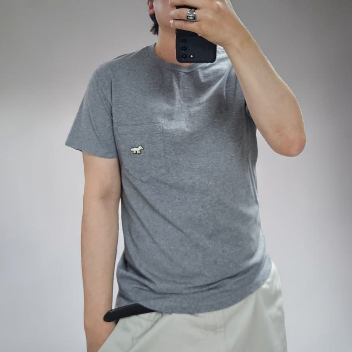 메종키츠네 반팔티 M0341 상품이미지1