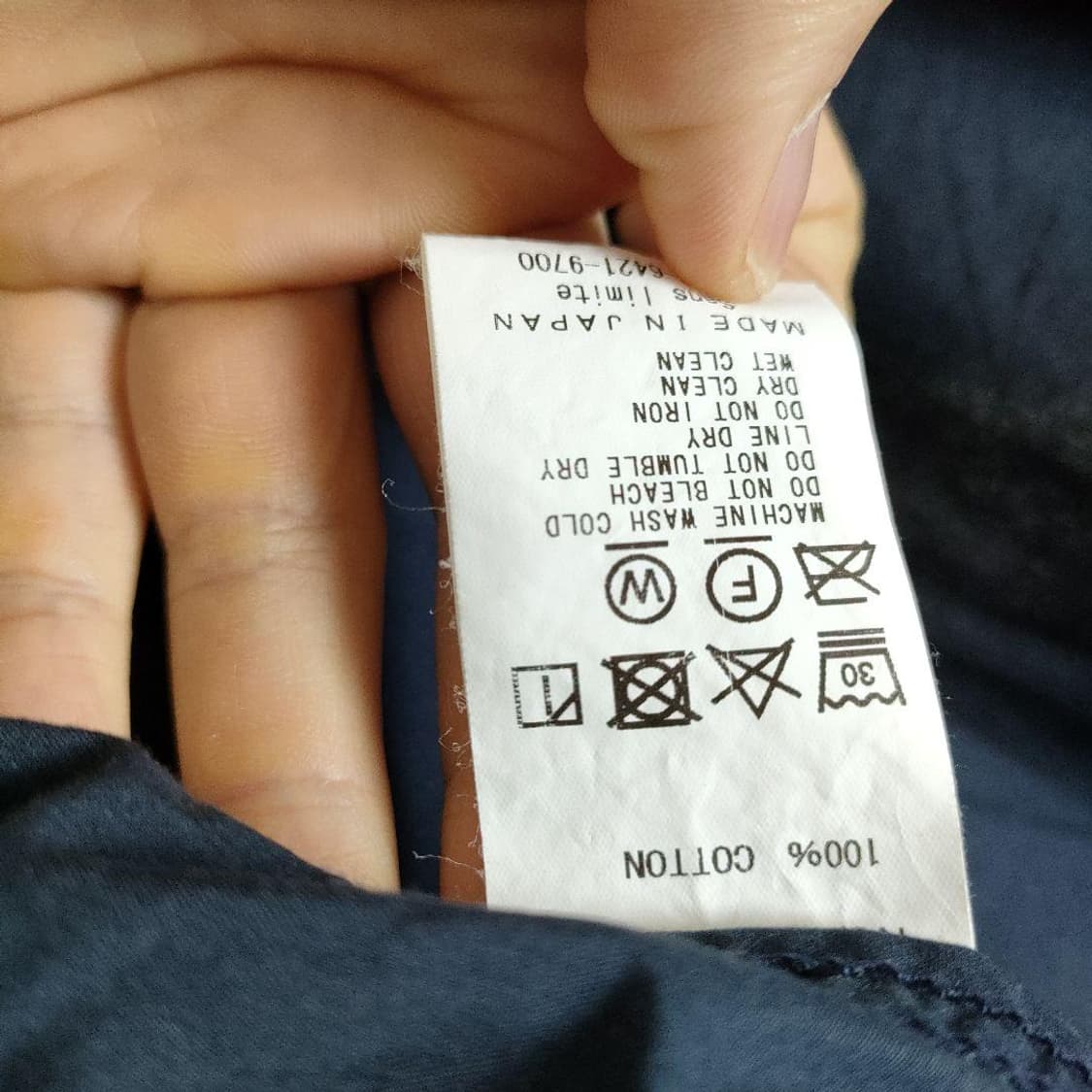 상스리미트 sanslimite 코튼 타입라이터 드리즐러 자켓 상품이미지6