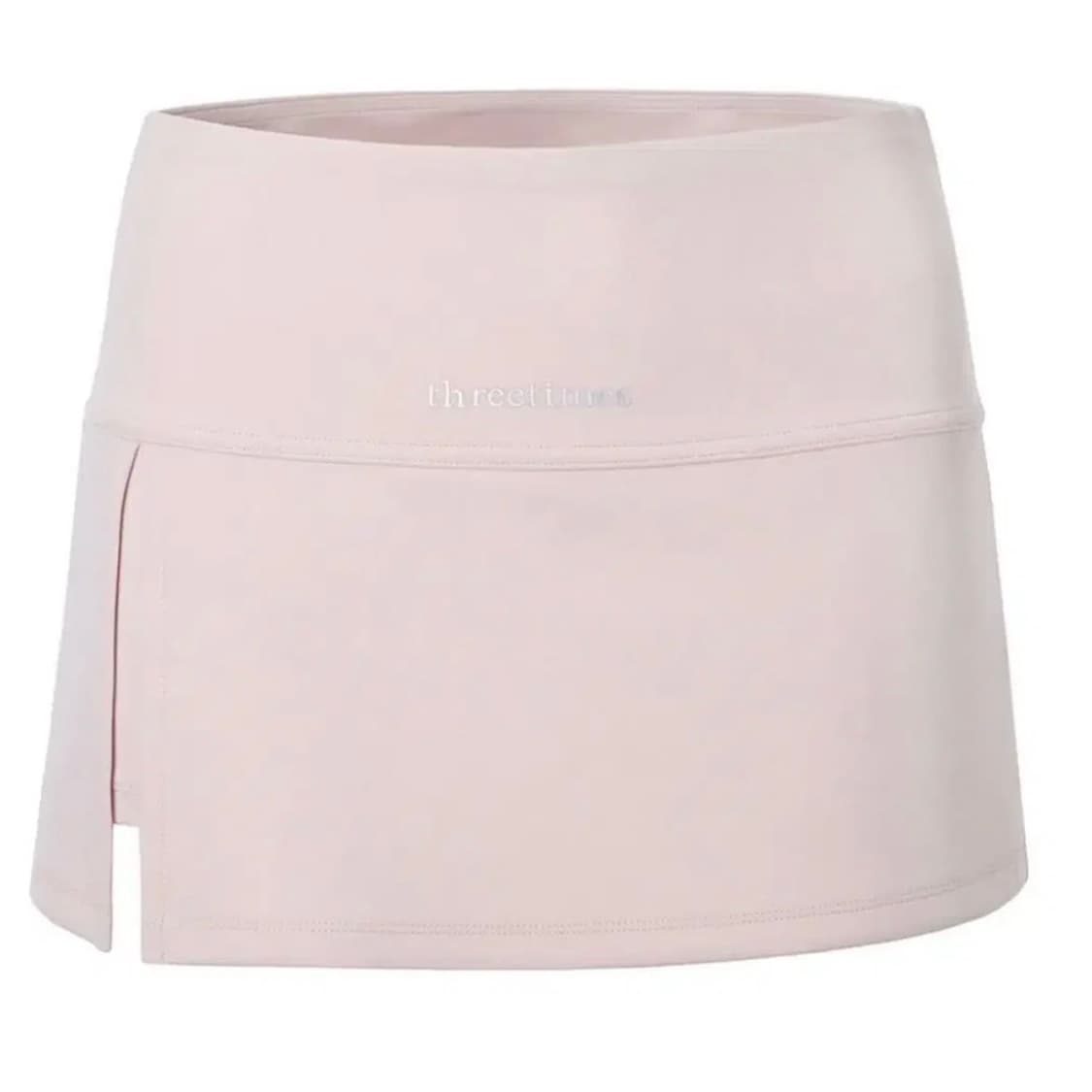 쓰리타임즈 에슬레틱 슬릿 스커트 핑크 상품이미지1