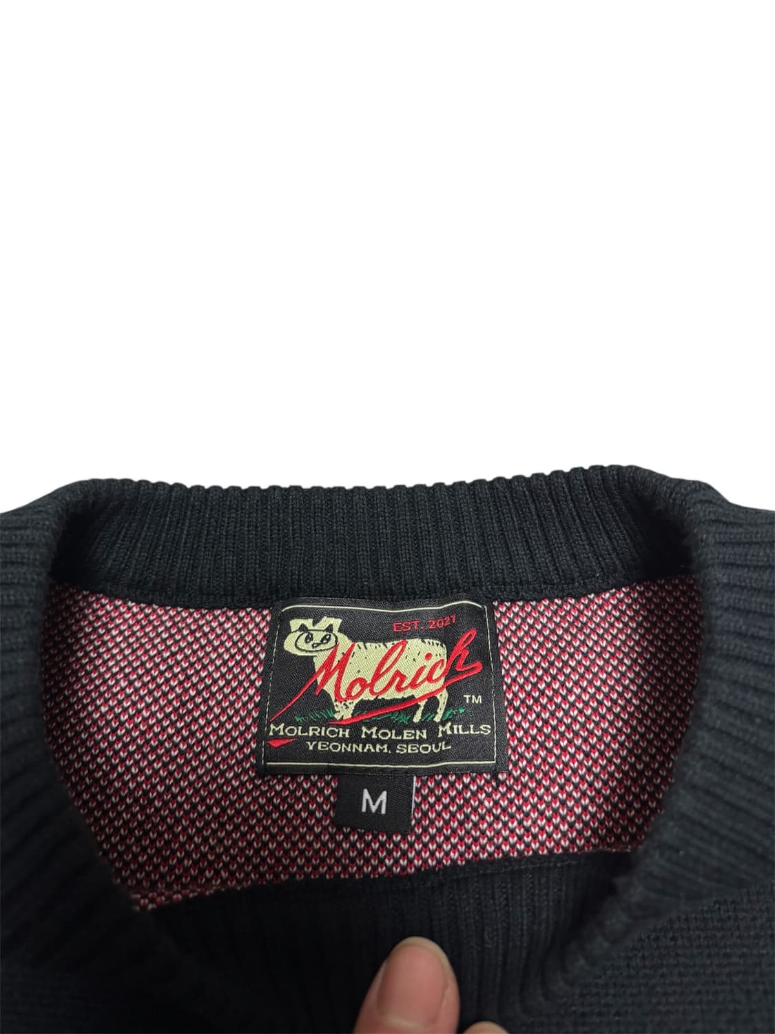 MOLRICH 물리치 즐겁다 니트 스웨터 M사이즈 상품이미지4