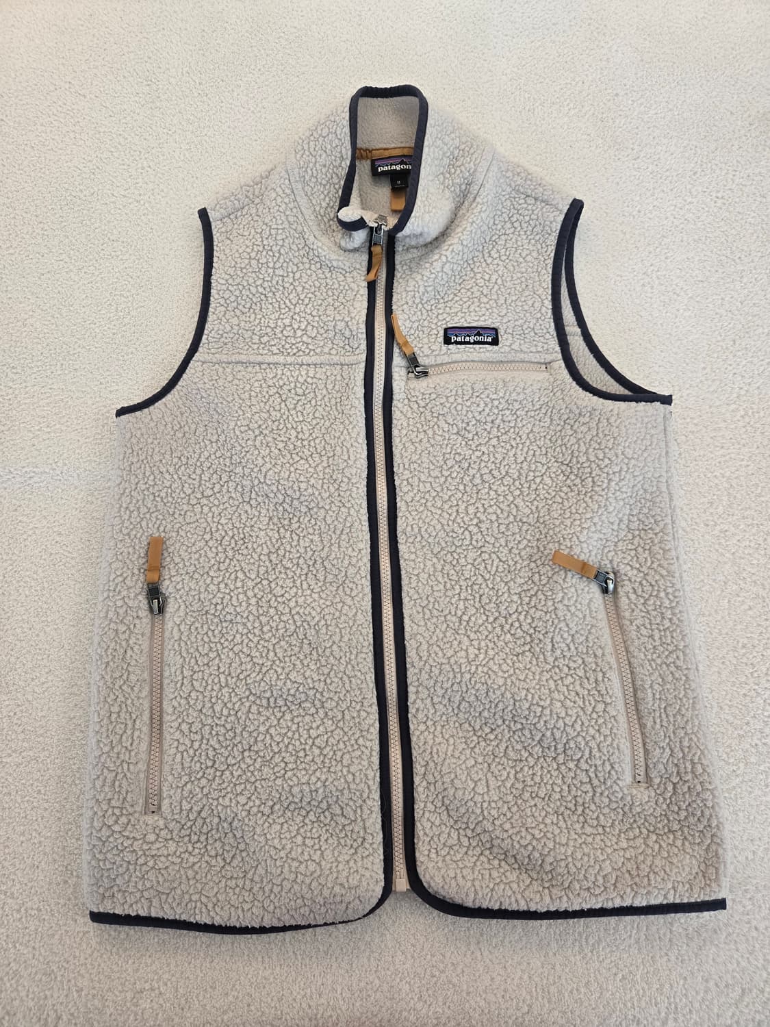 파타고니아 레트로 파일 조끼 아이보리 M 상품이미지1